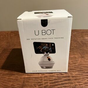 U BOT WHITE - CAMERA BOT WITH SMART FACIAL RECOGNITION